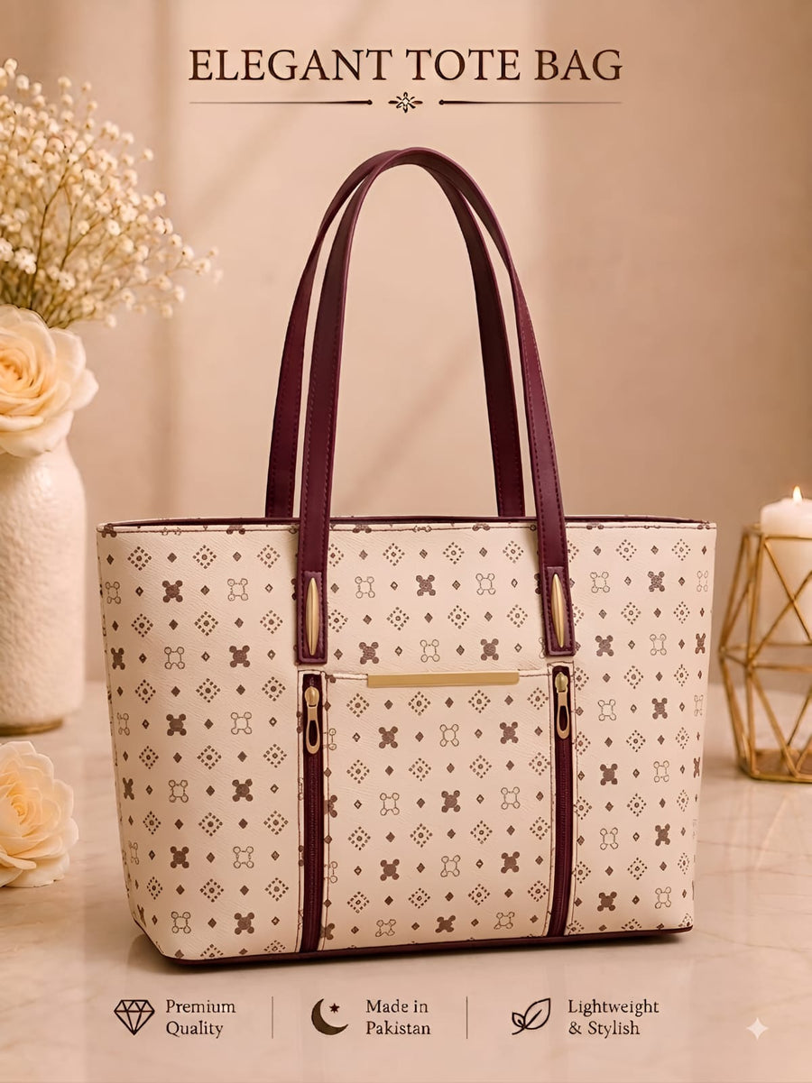 Pattern Tote Bag Stylish Durable Spacious Fashion Accessory Practical Choice For Daily Use Office College And Casual Outings |Skin