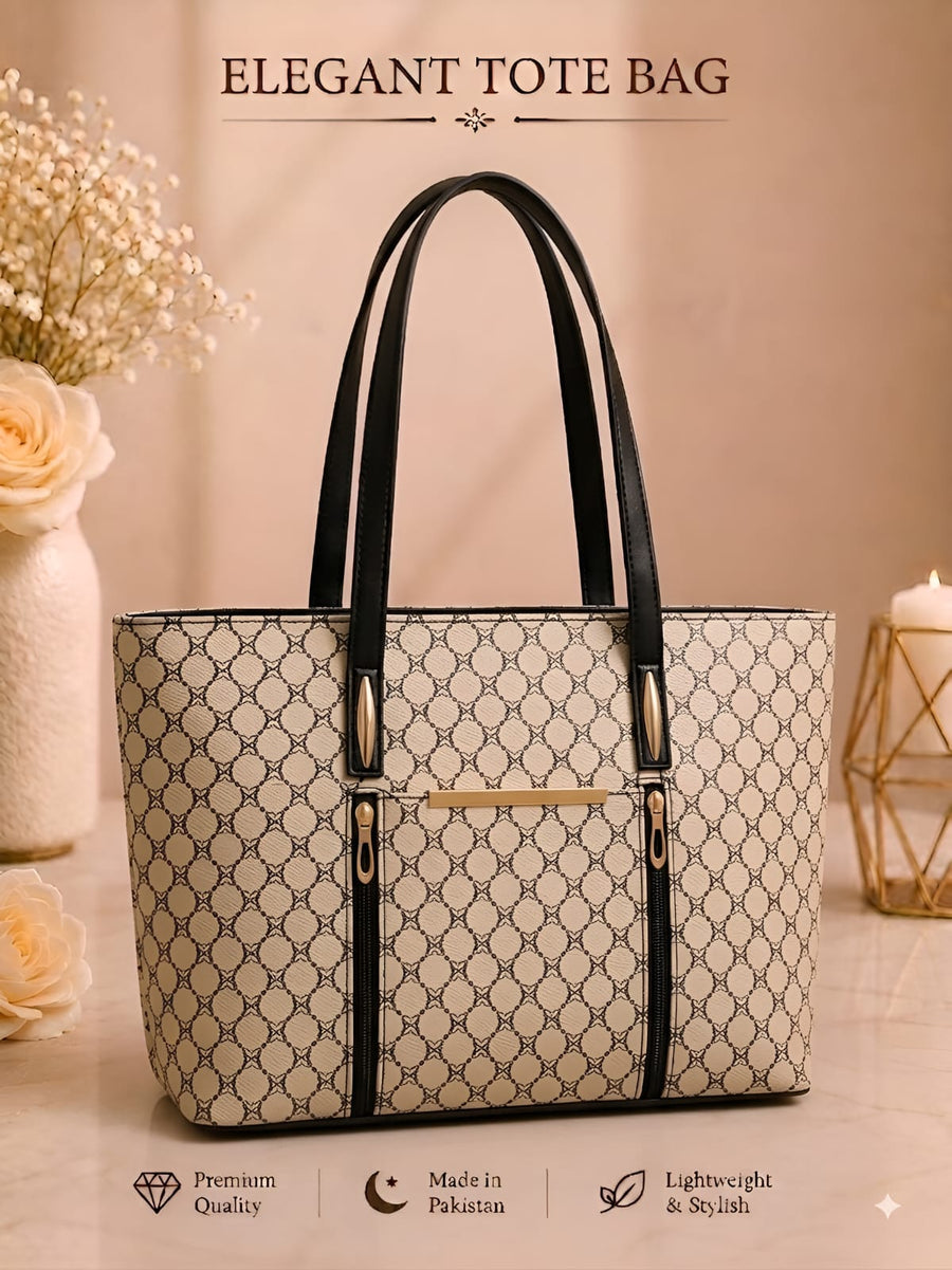 Pattern Tote Bag Stylish Durable Spacious Fashion Accessory Practical Choice For Daily Use Office College And Casual Outings |Skin