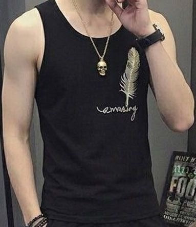 Men's Summer Sando & Shorts Set – Stretchable Cotton Jersey Fabric, Soft Breathable Sleeveless Top and Comfortable (Size Extra Large)