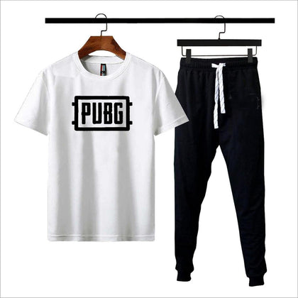 Premium Micro Men’s Tracksuit PUBG Print – Comfortable Sportswear | Gym & Workout Suitortswear With Trouser - Black Extra Large