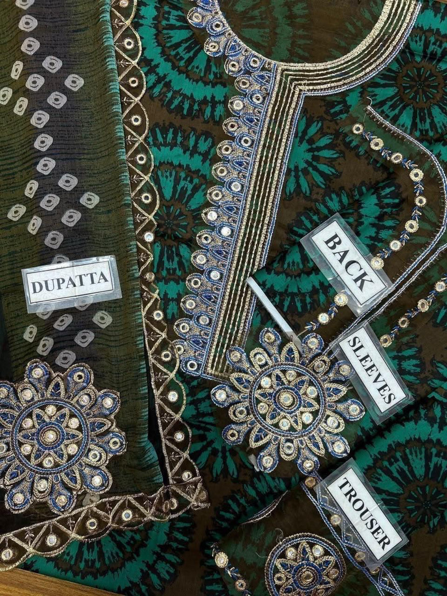 Elegant Printed 3-Piece Suit