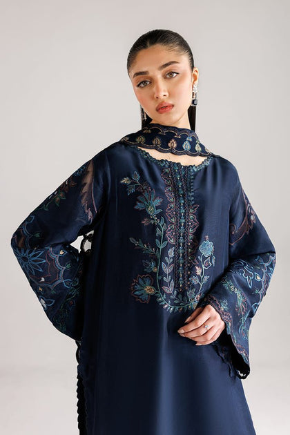 IZNIK Premium Version 3PC Heavy Embroidered Dhanak Suit – Winter Collection 2026/27