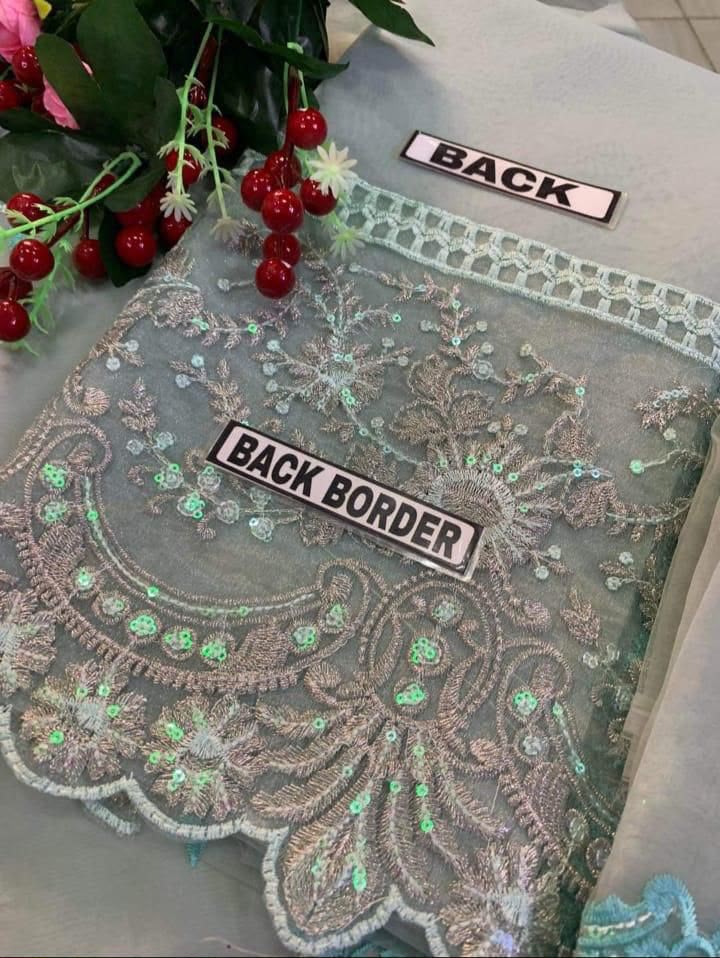 Elaaf Bridal Grey Organza Handwork Embroidered Suit – Adda Work, Pearls & Ready-to-Wear Dupatta