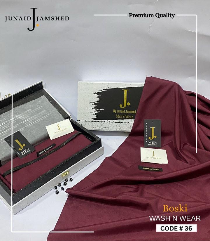 J. Junaid Jamshed Four Seasons Wash & Wear Boski – Premium Collection 2026