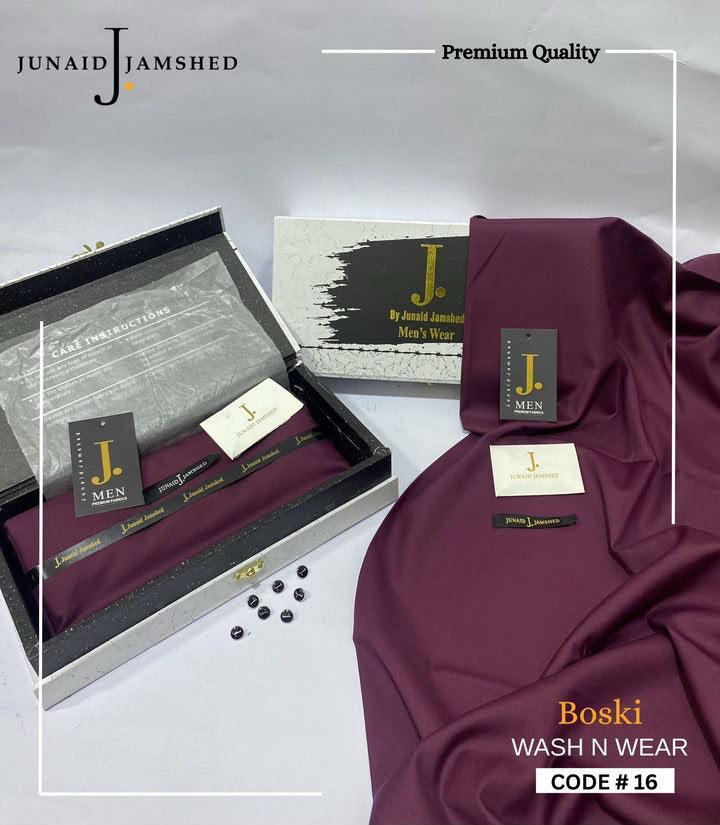 J. Junaid Jamshed Four Seasons Wash & Wear Boski – Premium Collection 2026