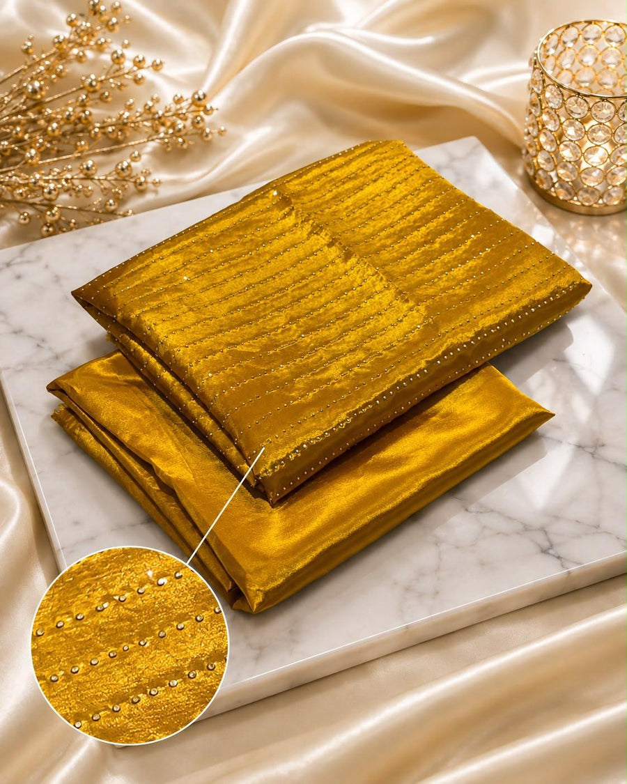 Viral TikTok Edition – Sheesa Italian Silk Stone Work 2-Piece Unstitched Suit