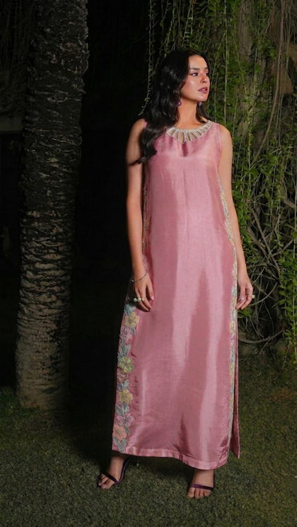 Soft Silk Embroidered 2-Piece Unstitched Kaftan Collection (D# 1216 / 1217)