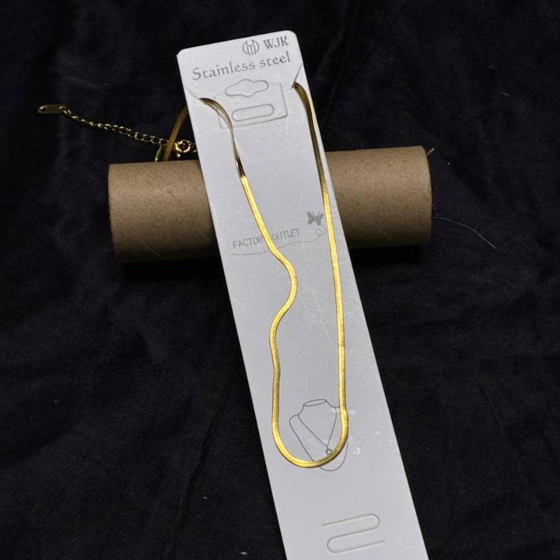 Premium Stainless Steel Snake Chain – Waterproof & Anti-Tarnish