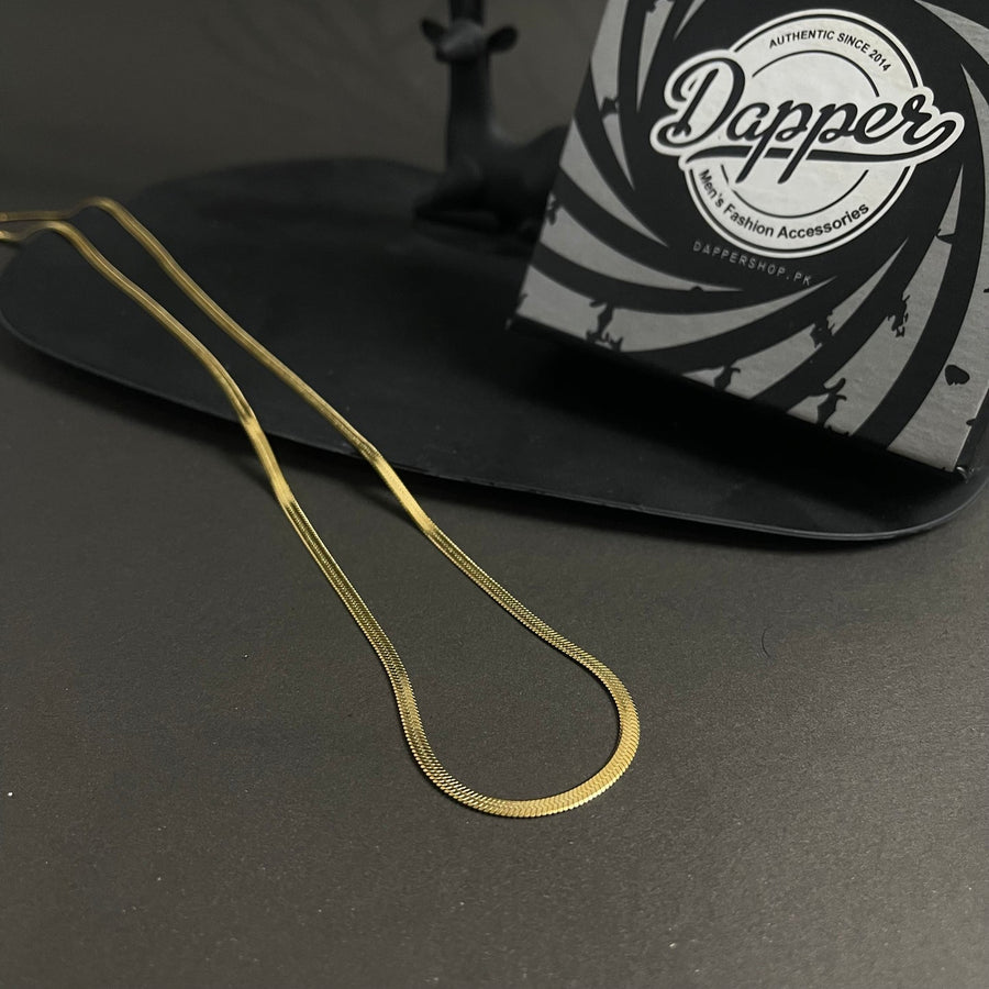 Premium Stainless Steel Snake Chain – Waterproof & Anti-Tarnish
