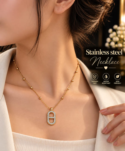 Premium Stainless Steel Necklace – Waterproof & Anti-Tarnish