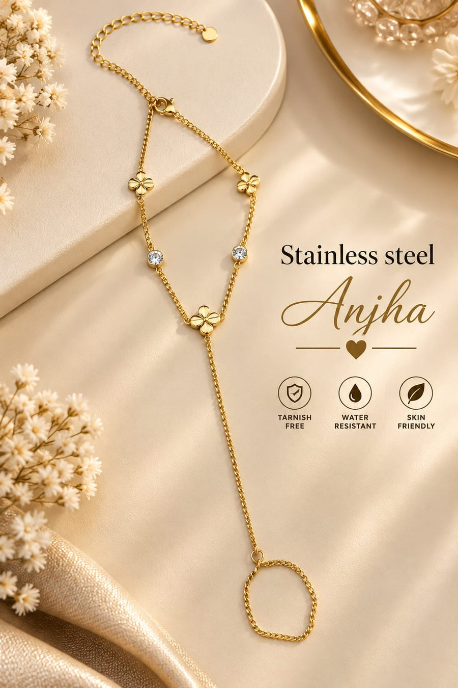 Anjha Premium Stainless Steel Waterproof Necklace