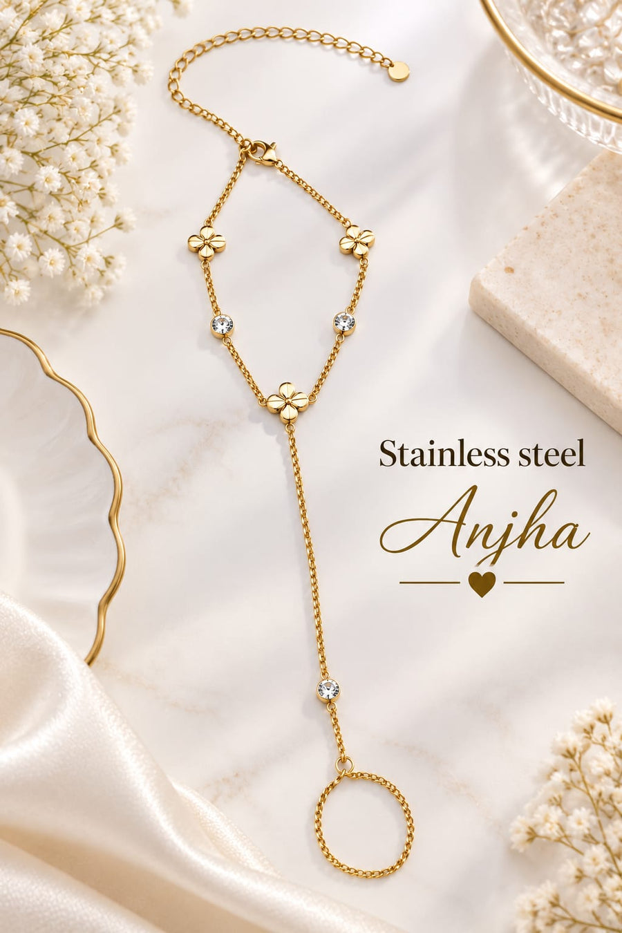 Anjha Premium Stainless Steel Waterproof Necklace