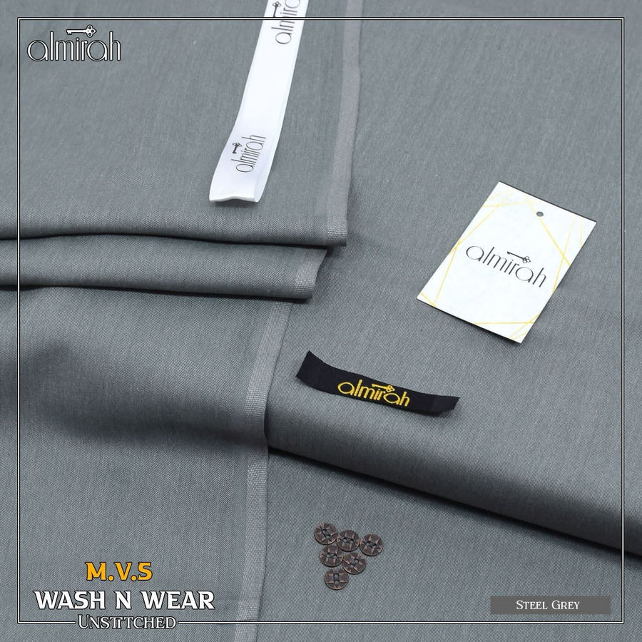 Al Mirah Semi Wool Wash & Wear Men's Unstitched Fabric (4 Meters) – Winter Luxury Collection