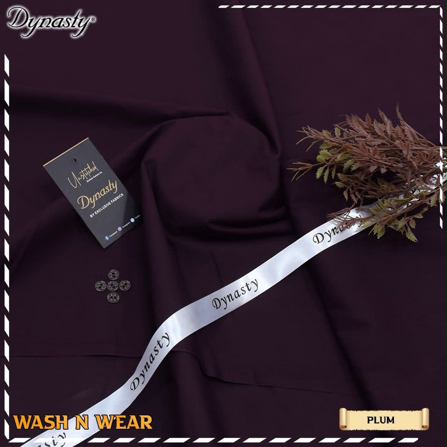 Dynasty Men’s Mid Summer Luxury Wash & Wear Unstitched Fabric (4 Meters)