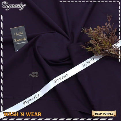 Dynasty Men’s Mid Summer Luxury Wash & Wear Unstitched Fabric (4 Meters)