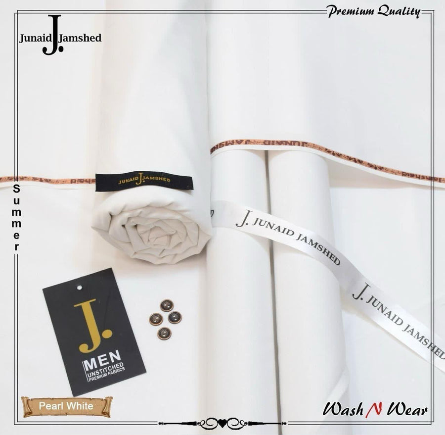 J. Junaid Jamshed Men’s Summer Wash & Wear Collection | 4 Meters Unstitched Suit