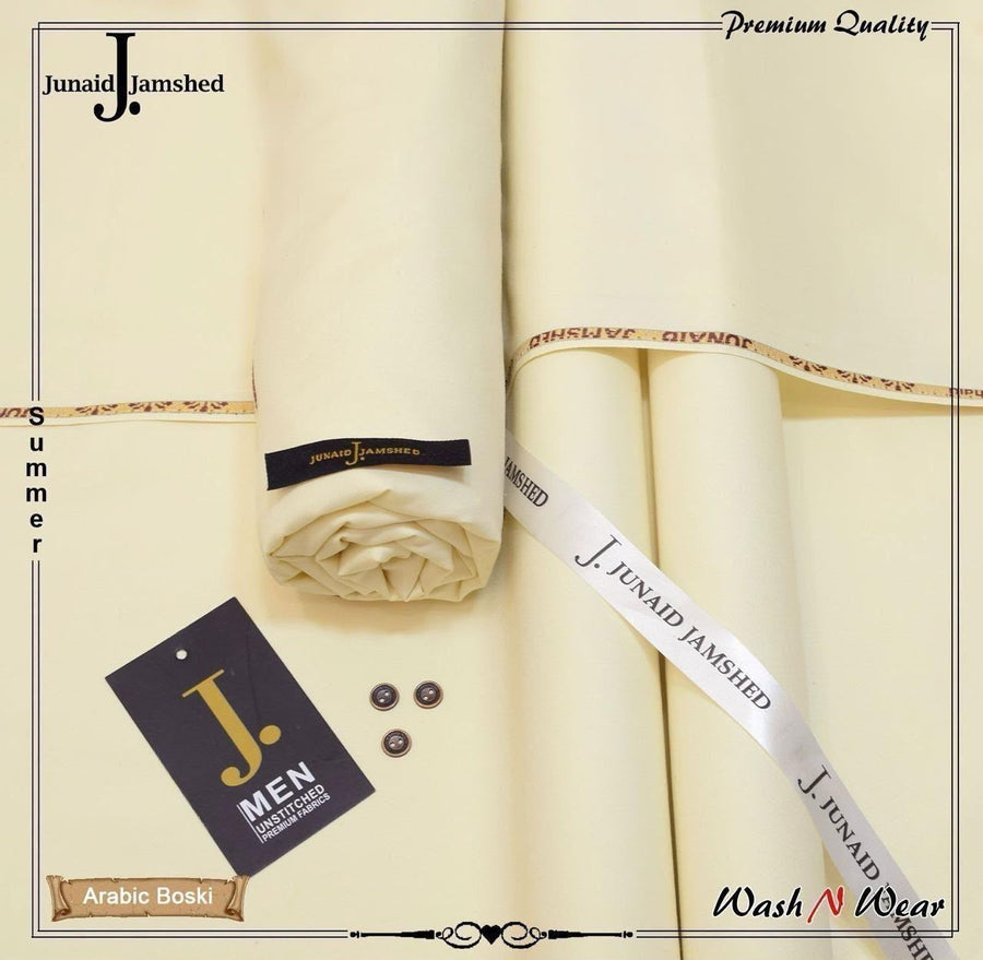 J. Junaid Jamshed Men’s Summer Wash & Wear Collection | 4 Meters Unstitched Suit