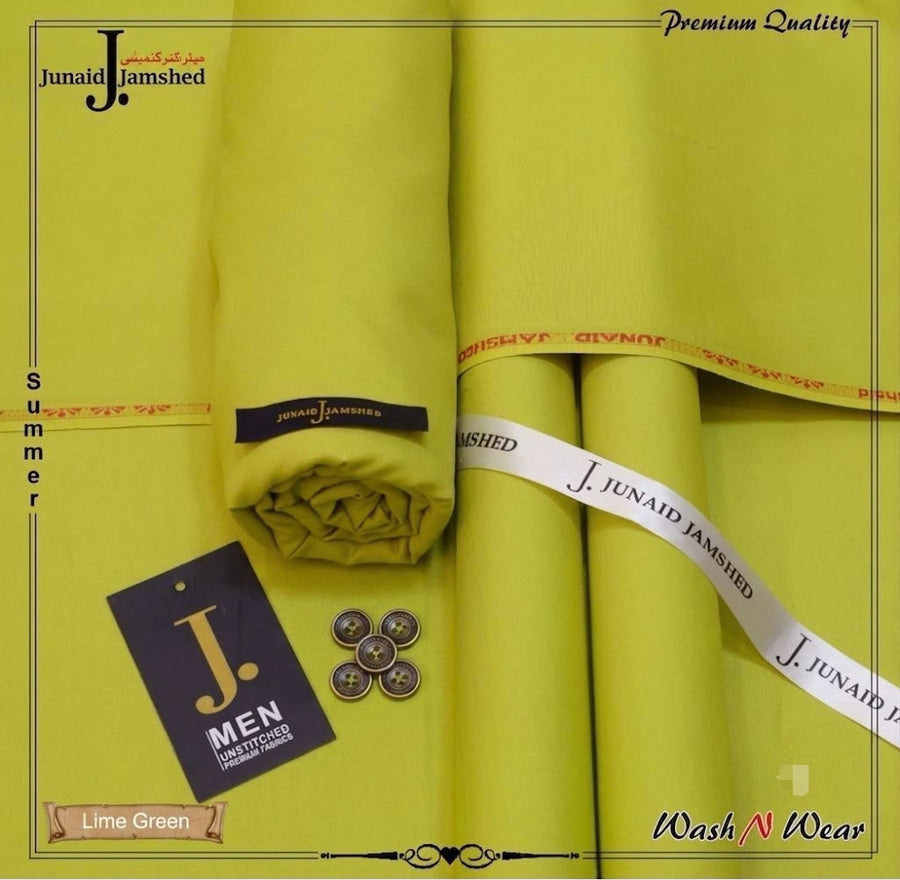 J. Junaid Jamshed Men’s Summer Wash & Wear Collection | 4 Meters Unstitched Suit