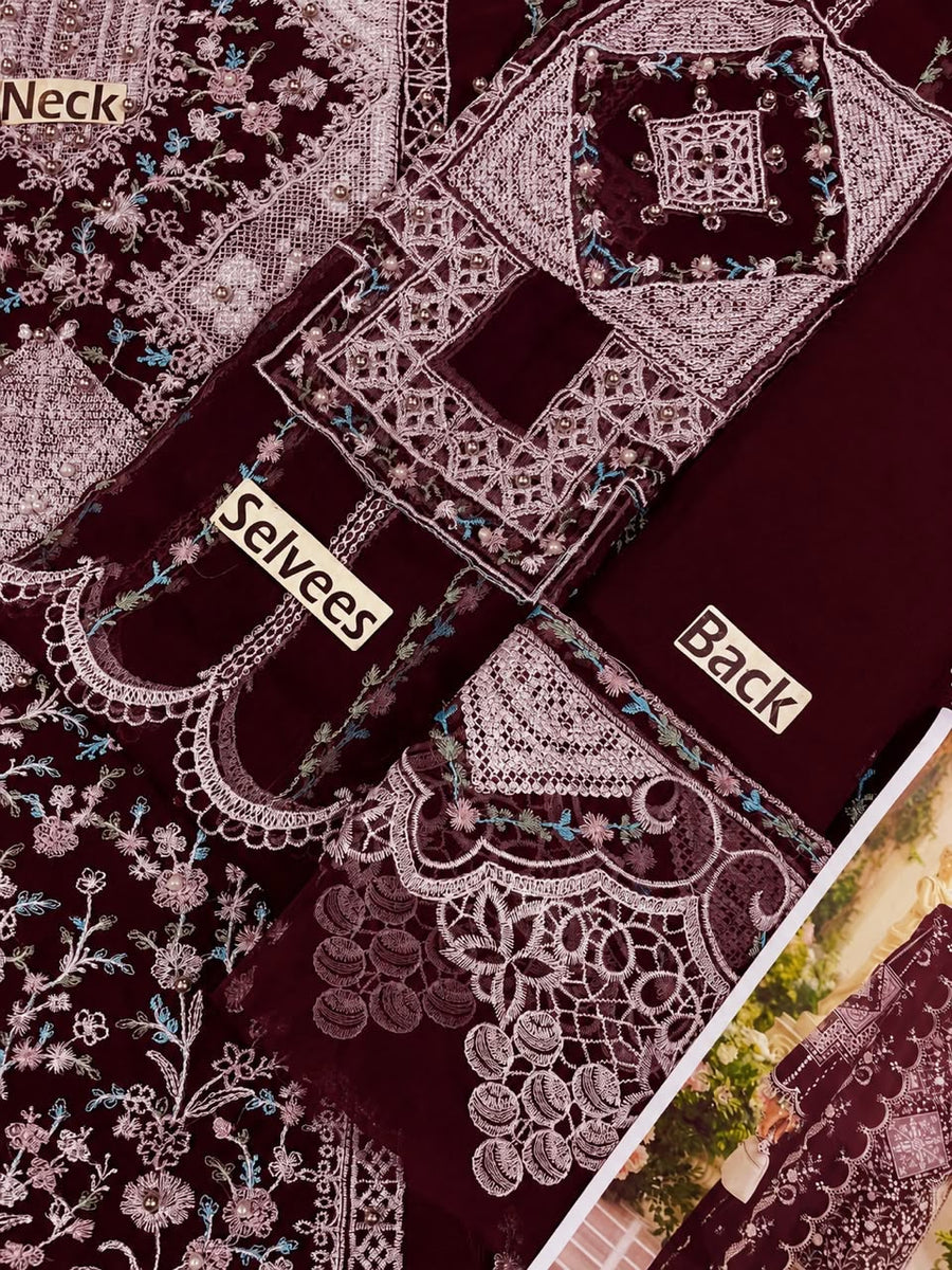 Freesa-17 – Elegant Maroon 3-Piece Suit