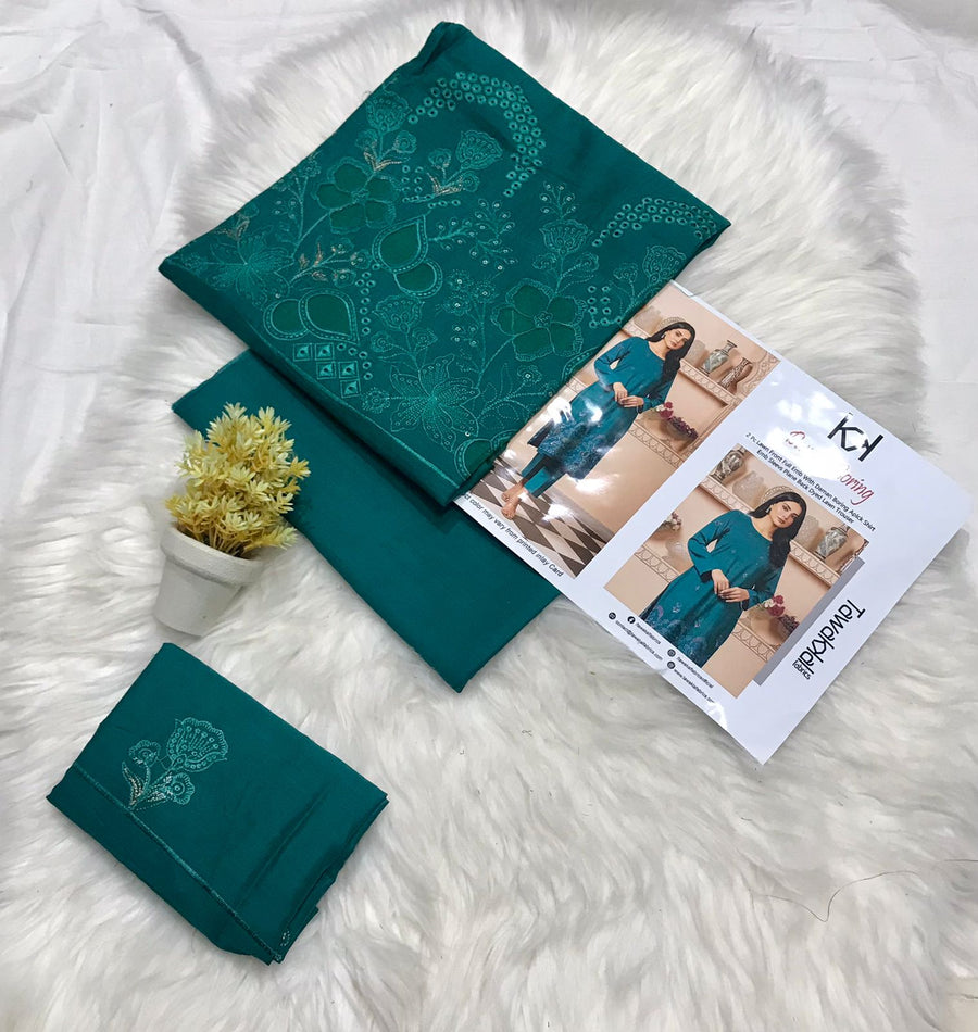 Daman Boring – Embroidered 2-Piece Lawn Suit