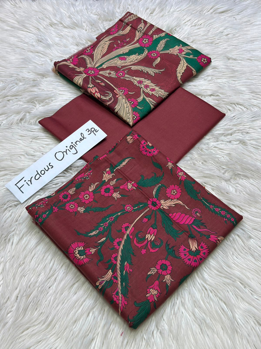 Firdous Original 3-Piece Lawn Suit