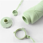 Silicone Folding Bottle | 600ML Silicon Foldable Bottle | Smart Travel Bottle Collapsible Design (Random Color)