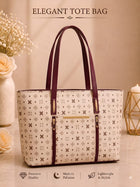 Pattern Tote Bag Stylish Durable Spacious Fashion Accessory Practical Choice For Daily Use Office College And Casual Outings |Skin