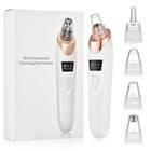 5in1 Blackhead Remover Machine Rechargeable | Face Vacuum Derma Suction With 5 Heads | Blackhead Removing Machine