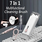 7in1 Keyboard Cleaning Kit | 7-in-1 Keyboard Cleaner Brush Kit – Multi-Function Earphone Cleaning Pen & Keycap Puller Tool Set