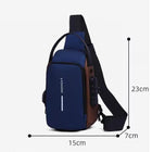 Anti-Theft Cross Body Bag With Password Lock Smooth Zippers And High-Capacity Storage For Secure Travel And Convenient Daily Use