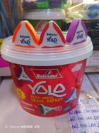 Bahadur YOLO Triangular Eraser Set (Bucket of 72 Pcs)