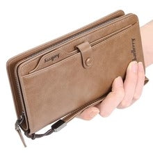 Balebaily Long Zipper Wallet for Men & Women PU Leather Wallet