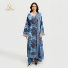 Ramsha Sky Blue 3PC Digital Printed Lawn Suit