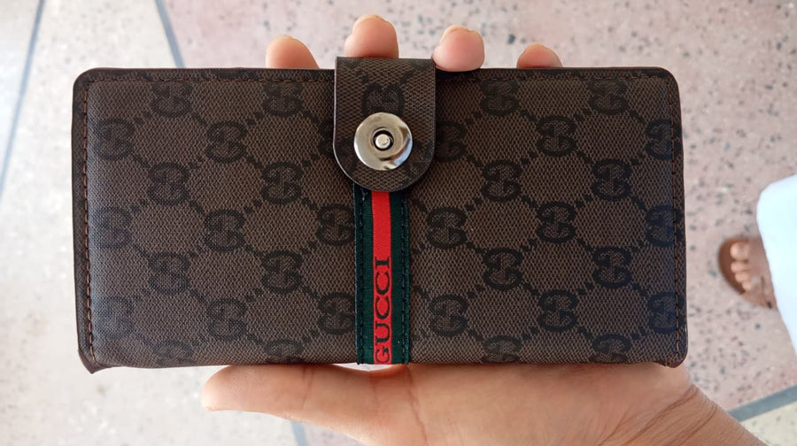 Gucci Long Wallet – Premium Brown Designer Wallet