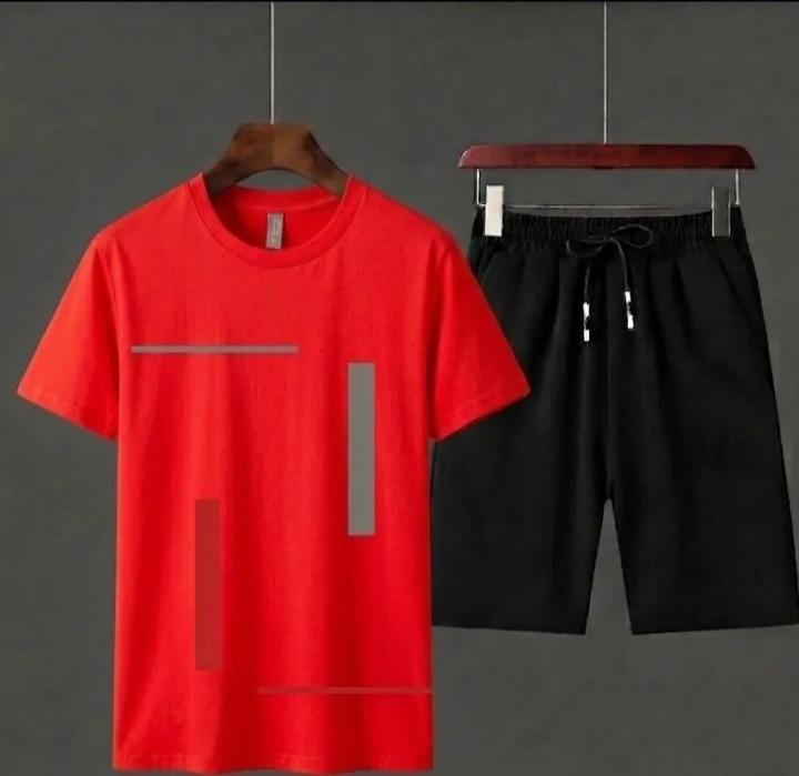 HY Boutique Men's Summer shirt & Shorts Tracksuit Set – Lightweight & Comfortable Casual Wear (Size Extra Large)