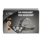 L-T21 LED Highlight USB Headlight - Lighting Product Designed For Illumination And Daily Lighting Routine