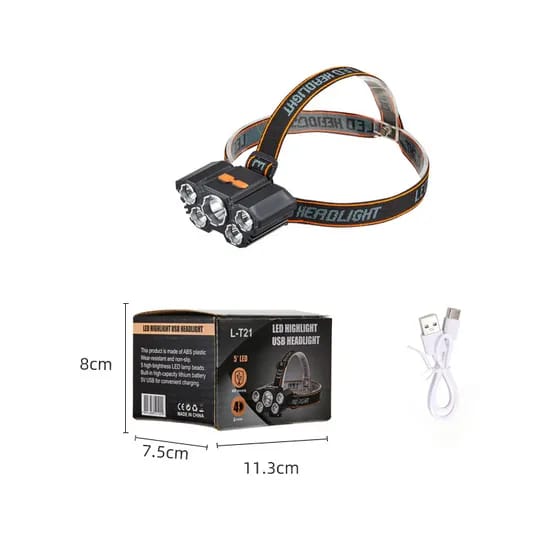 L-T21 LED Highlight USB Headlight - Lighting Product Designed For Illumination And Daily Lighting Routine
