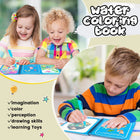 Magic Water Book Painting 5 Pages Drawing Coloring Book With Magic Water Pen ( Random Design )