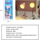 Mini Book Light with Clip – Portable LED Reading Lamp, Travel Bedroom Night Light with Eye Protection (Random Color)