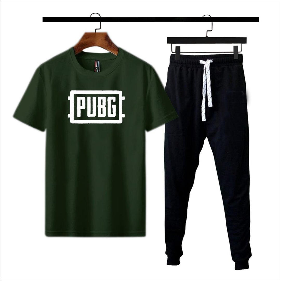 Premium Micro Men’s Tracksuit PUBG Print – Comfortable Sportswear | Gym & Workout Suitortswear With Trouser - Black Extra Large