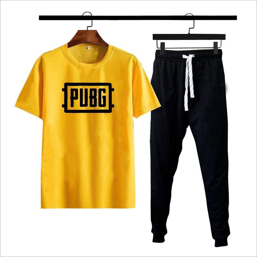 Premium Micro Men’s Tracksuit PUBG Print – Comfortable Sportswear | Gym & Workout Suitortswear With Trouser - Black Extra Large