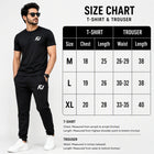 Premium Micro Men’s Tracksuit Tiger Print – Comfortable Sportswear | Gym & Workout Suit - Black Extra Large