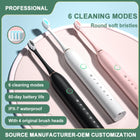 Rechargeable Electric Toothbrush With 2 Extra Heads | USB Charging Rechargeable Total Washable Electronic Whitening Teeth Brush for Oral Care