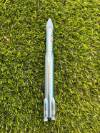 Rocket Shaped LED Gel Pen with Light-Up Tip (1 Piece – Random Metallic Color)