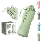 Silicone Folding Bottle | 600ML Silicon Foldable Bottle | Smart Travel Bottle Collapsible Design