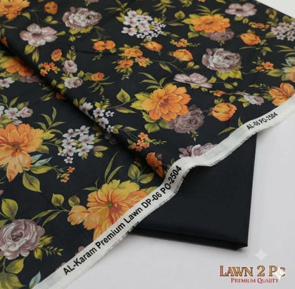 Al-Karam Premium Printed Lawn 2-Piece Suit – Summer 2026