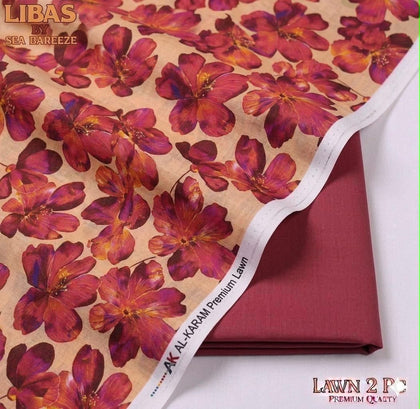 Al-Karam Premium Printed Lawn 2-Piece Suit – Summer 2026