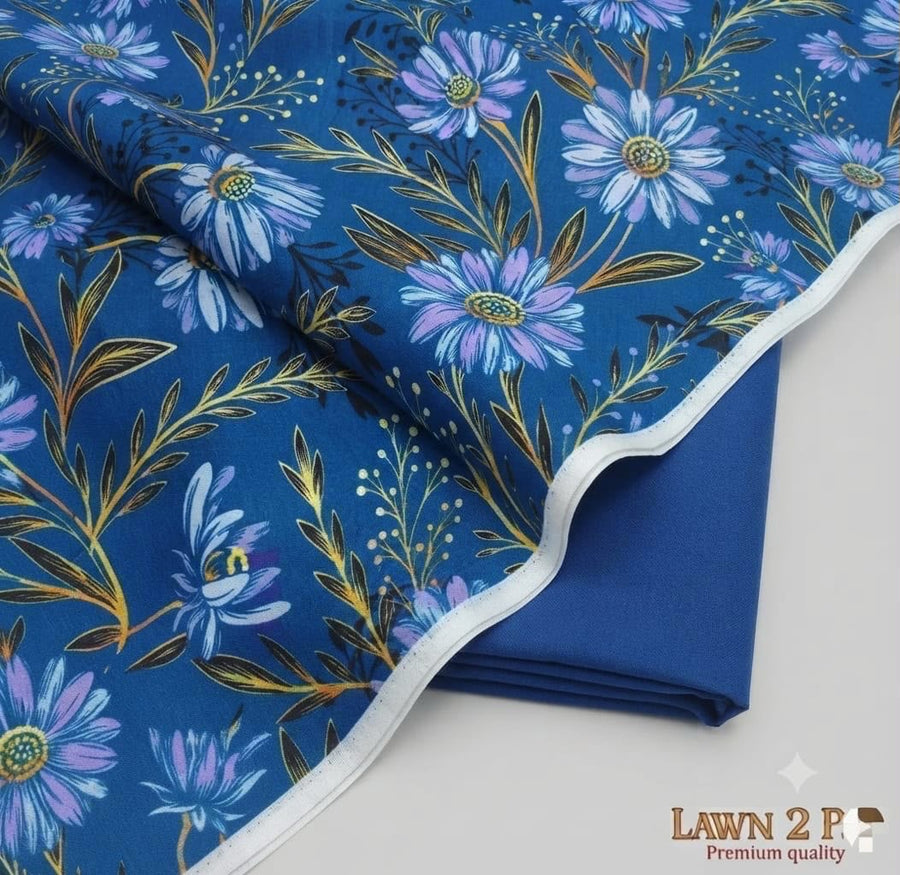 Al-Karam Premium Printed Lawn 2-Piece Suit – Summer 2026