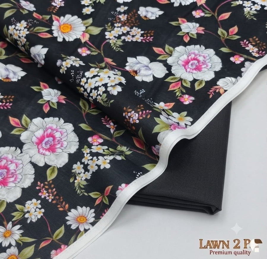 Al-Karam Premium Printed Lawn 2-Piece Suit – Summer 2026