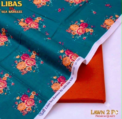 Sea Bareeze Printed Lawn 2-Piece Suit – Summer 2026